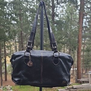 SAK Black Leather Shoulder Bag
